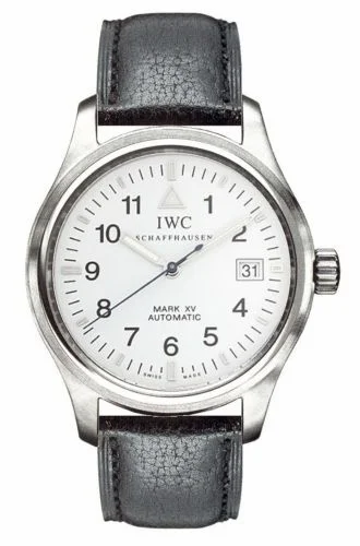 IWC Pilot's Watch Mark XV Stainless Steel / White / Strap IW3253-09 (3253-09, IW325309)